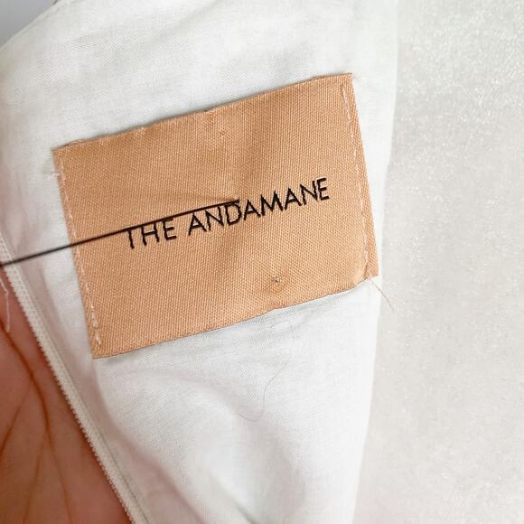 Andamane Doina Mini Dress Small Tan NEW - Picture 7 of 9